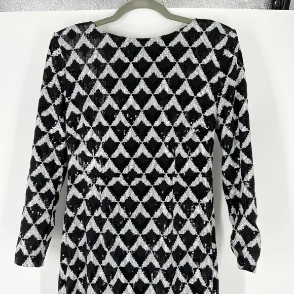 Ramy Brook Celia Sequin Open Back Maxi Gown - Picture 5 of 14